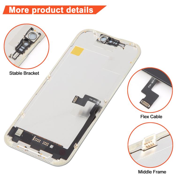 DD OLED Display Screen for for Apple iPhone 16 Pro Folder Combo