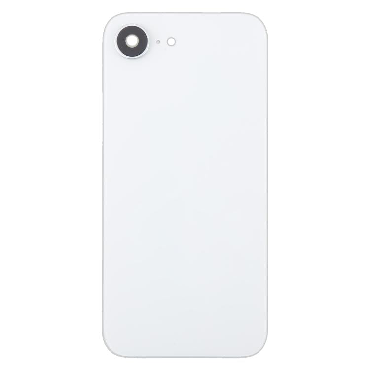 Housing Body for Apple iPhone 16e White Frame and Back Glass Panel