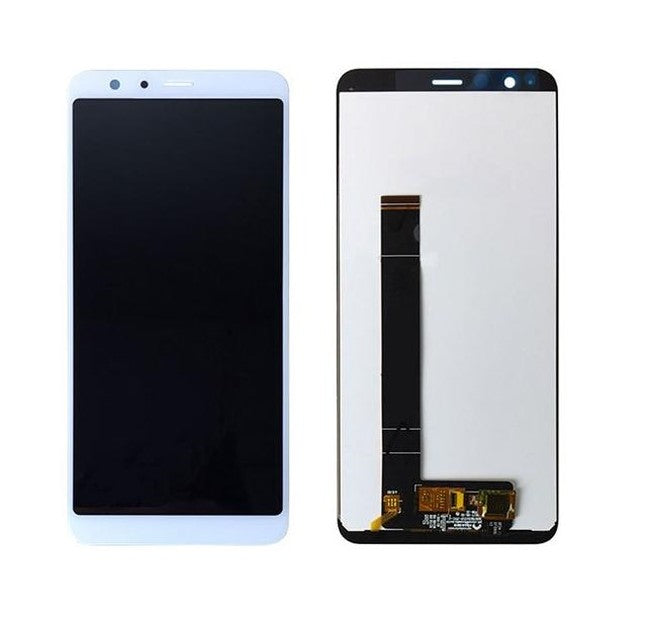LCD Display Screen for Asus Zenfone Max Plus M1 White Folder Combo