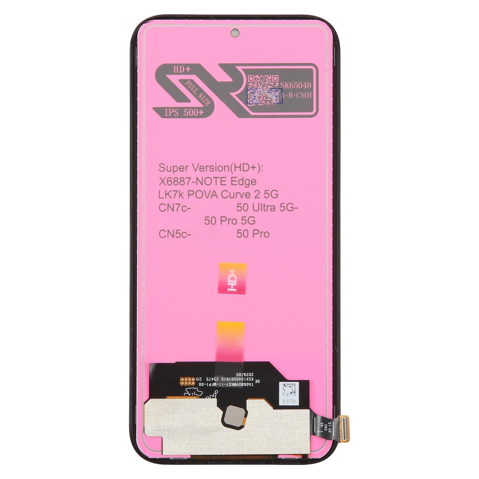 LCD Display Screen for Infinix Note Edge Folder Combo