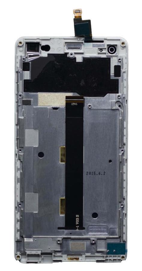LCD Display Screen for Lava Pixel V1 White Folder Combo EGFix