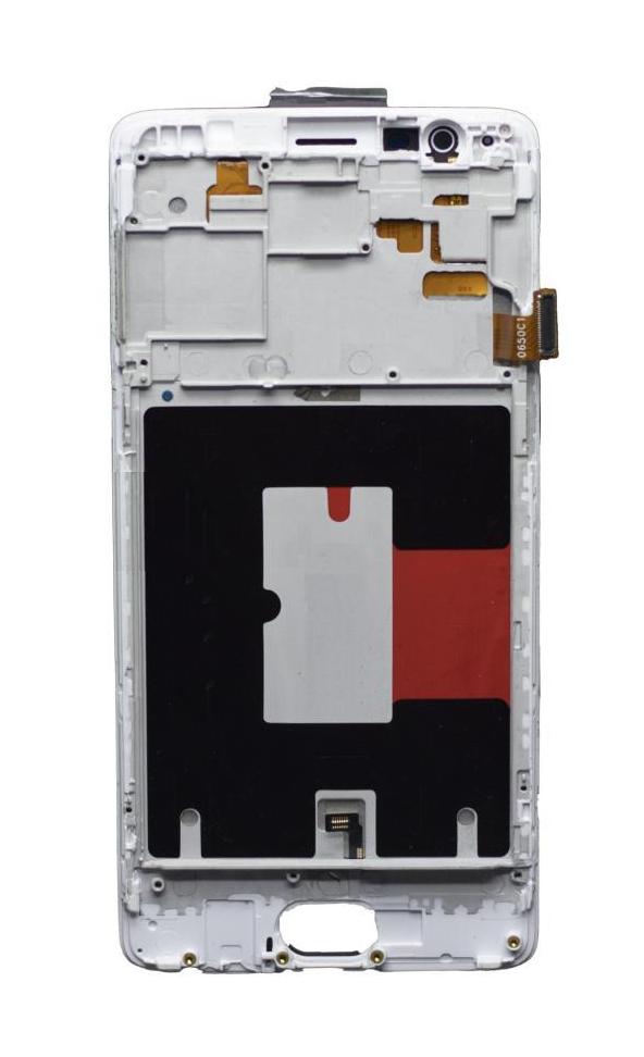 LCD Display Screen for OnePlus 3T White Folder Combo EGFix