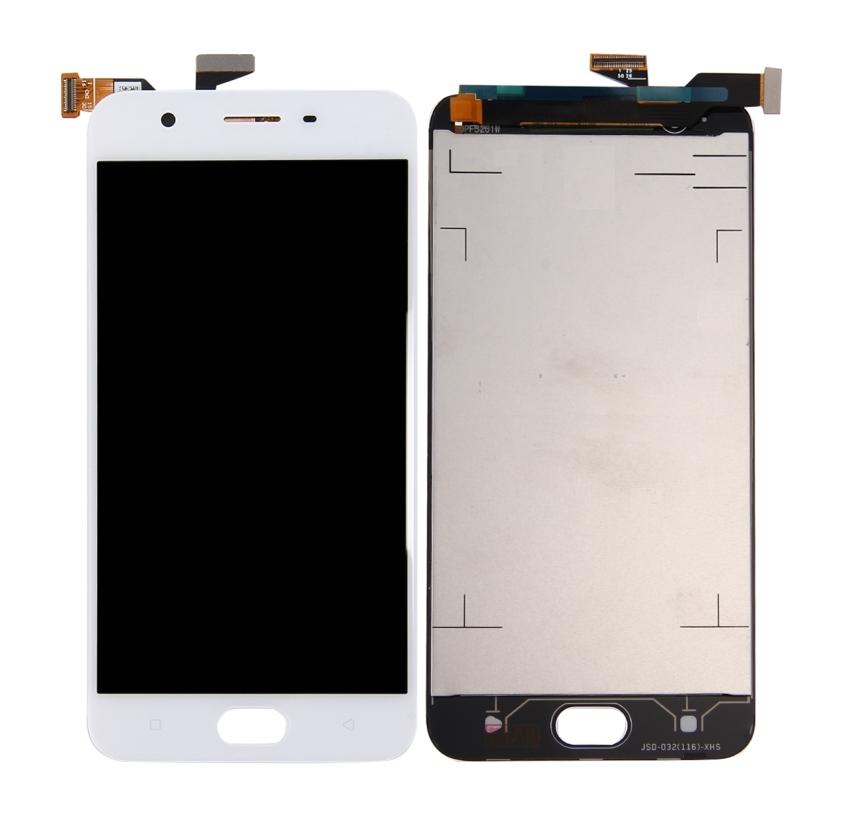 LCD Display Screen for Oppo A57 White Folder Combo