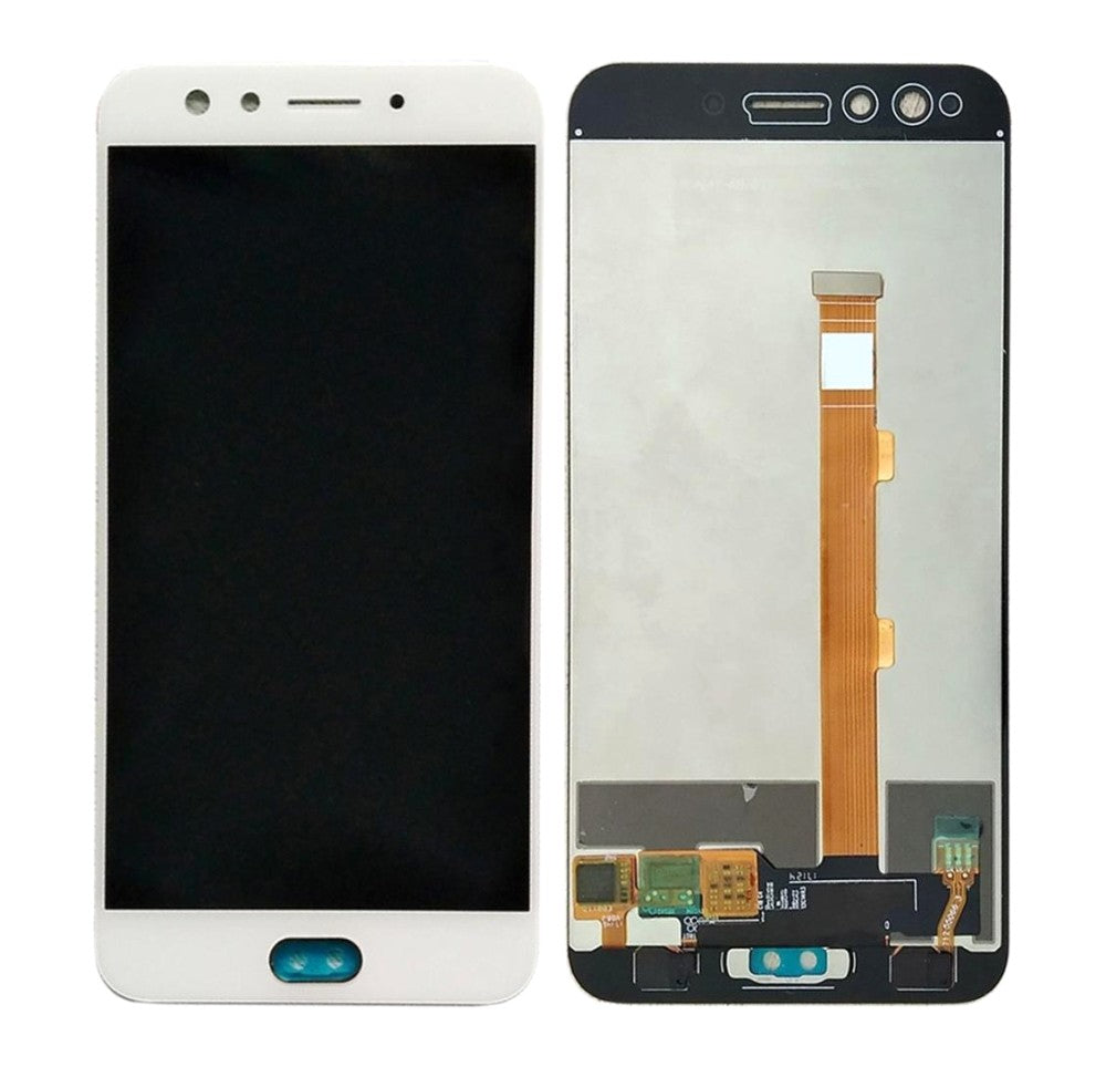 LCD Display Screen for Oppo F3 White Folder Combo