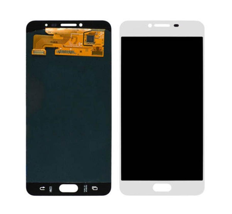 LCD Display Screen for Samsung Galaxy C7 White Folder Combo