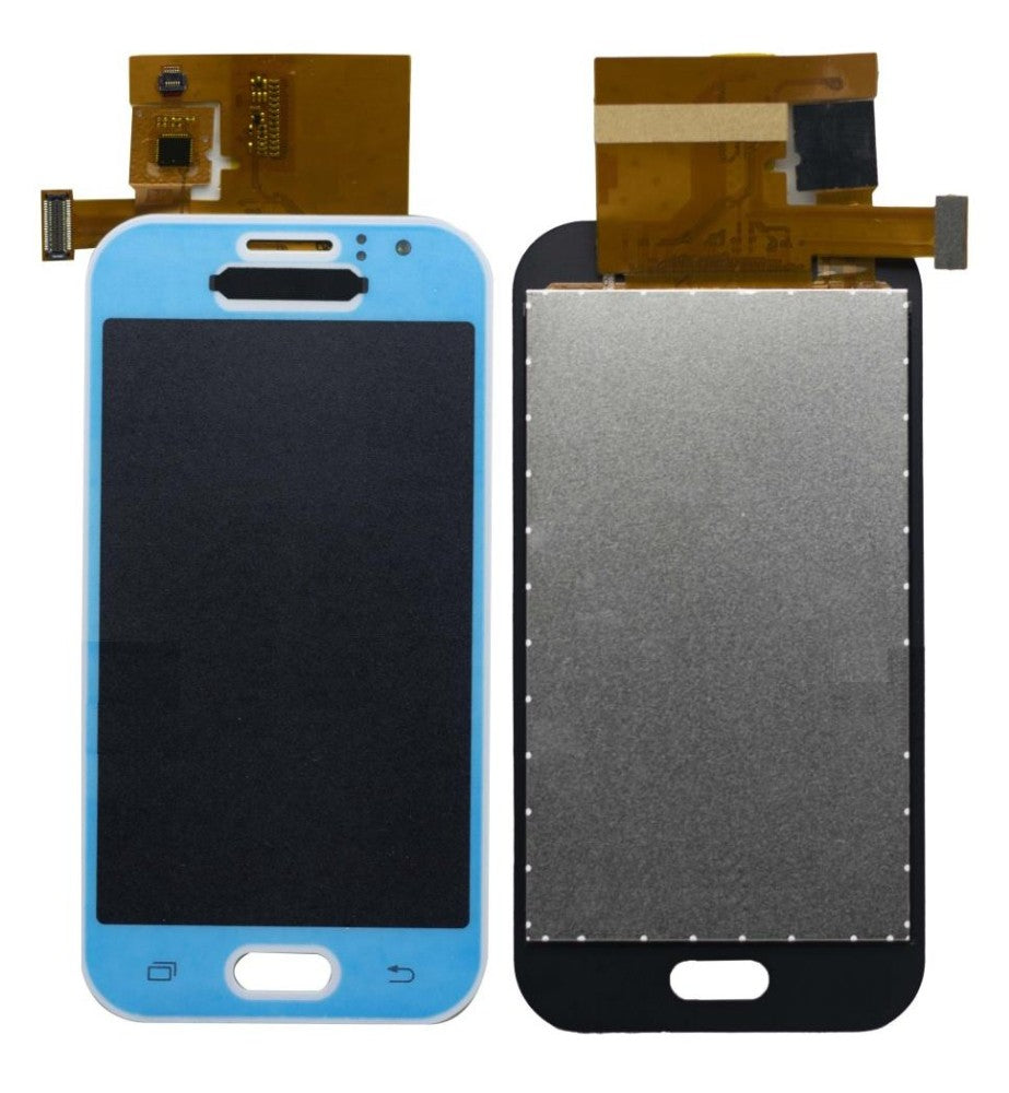LCD Display Screen for Samsung Galaxy J1 2016 White Folder Combo