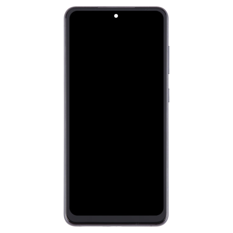 LCD Display Screen for Samsung Galaxy S21 FE Black with Frame Folder Combo