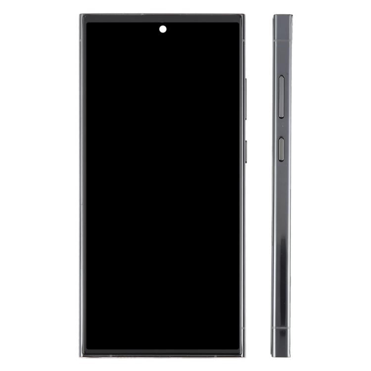 LCD Display Screen for Samsung Galaxy S23 Ultra Black with Frame Folder Combo EGFix