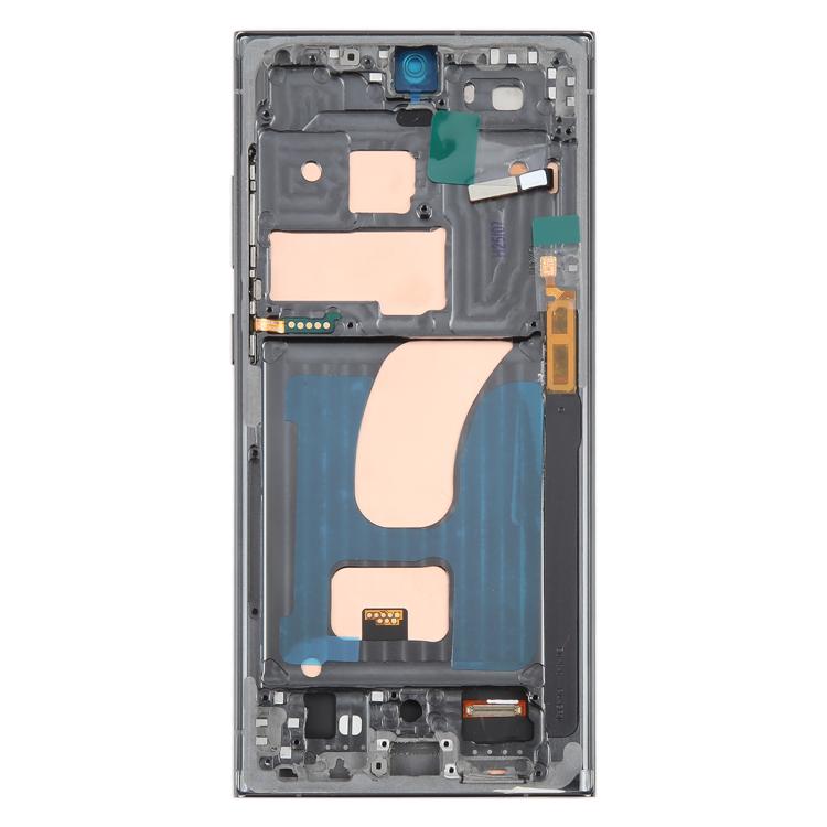 LCD Display Screen for Samsung Galaxy S23 Ultra Black with Frame Folder Combo EGFix