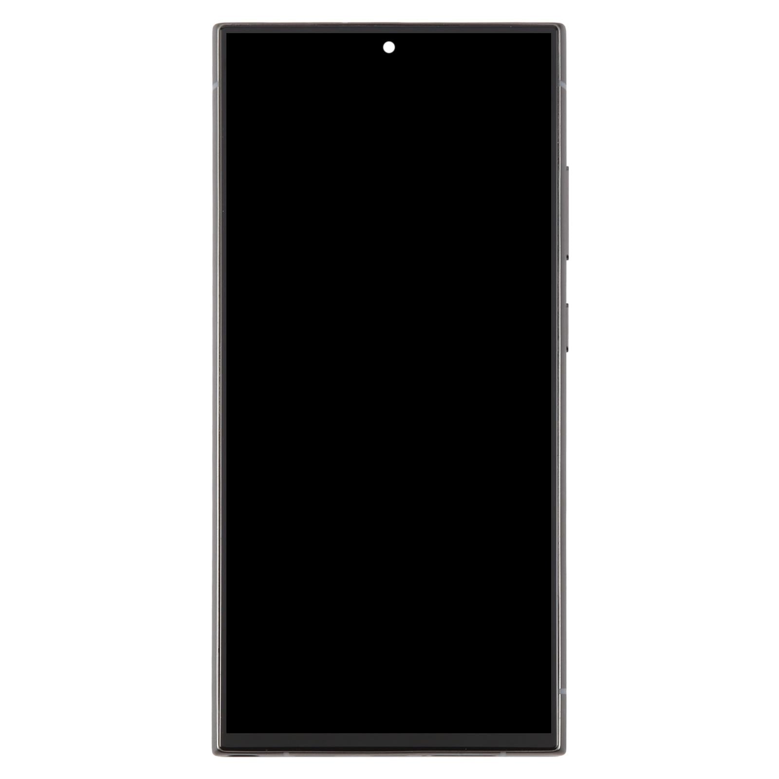 LCD Display Screen for Samsung Galaxy S24 Ultra Black with Frame Folder Combo (TFT 6.72inch) EGFix