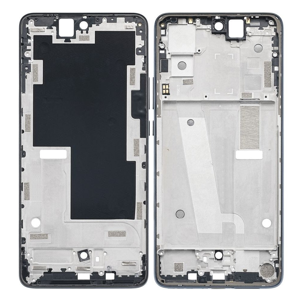 LCD Display Chrome Bezel Middle Frame for Motorola Moto Edeg 30 Grey - EGFix