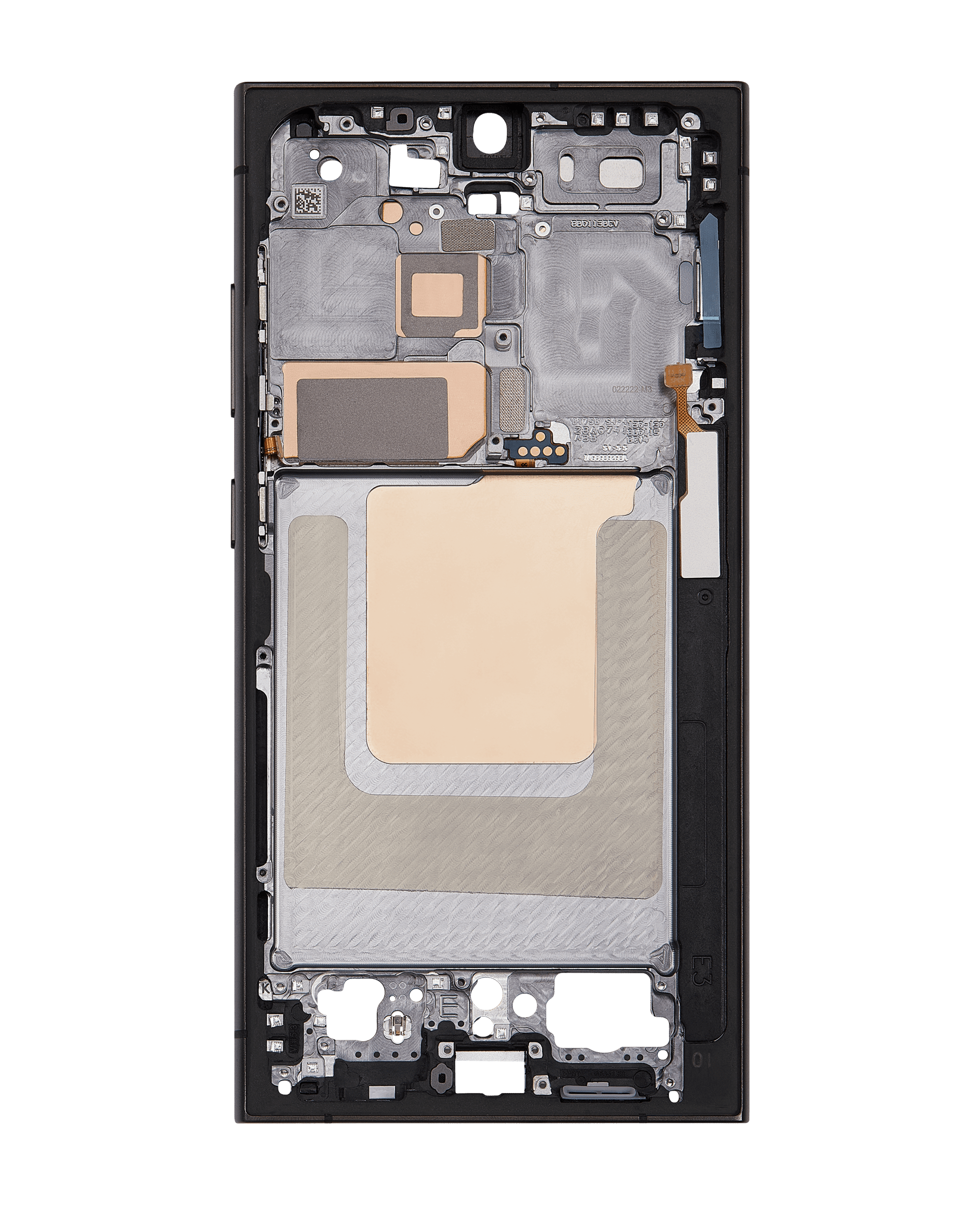 LCD Frame Middle Chassis for Samsung Galaxy S24 Ultra 5G Titanium Black EGFix