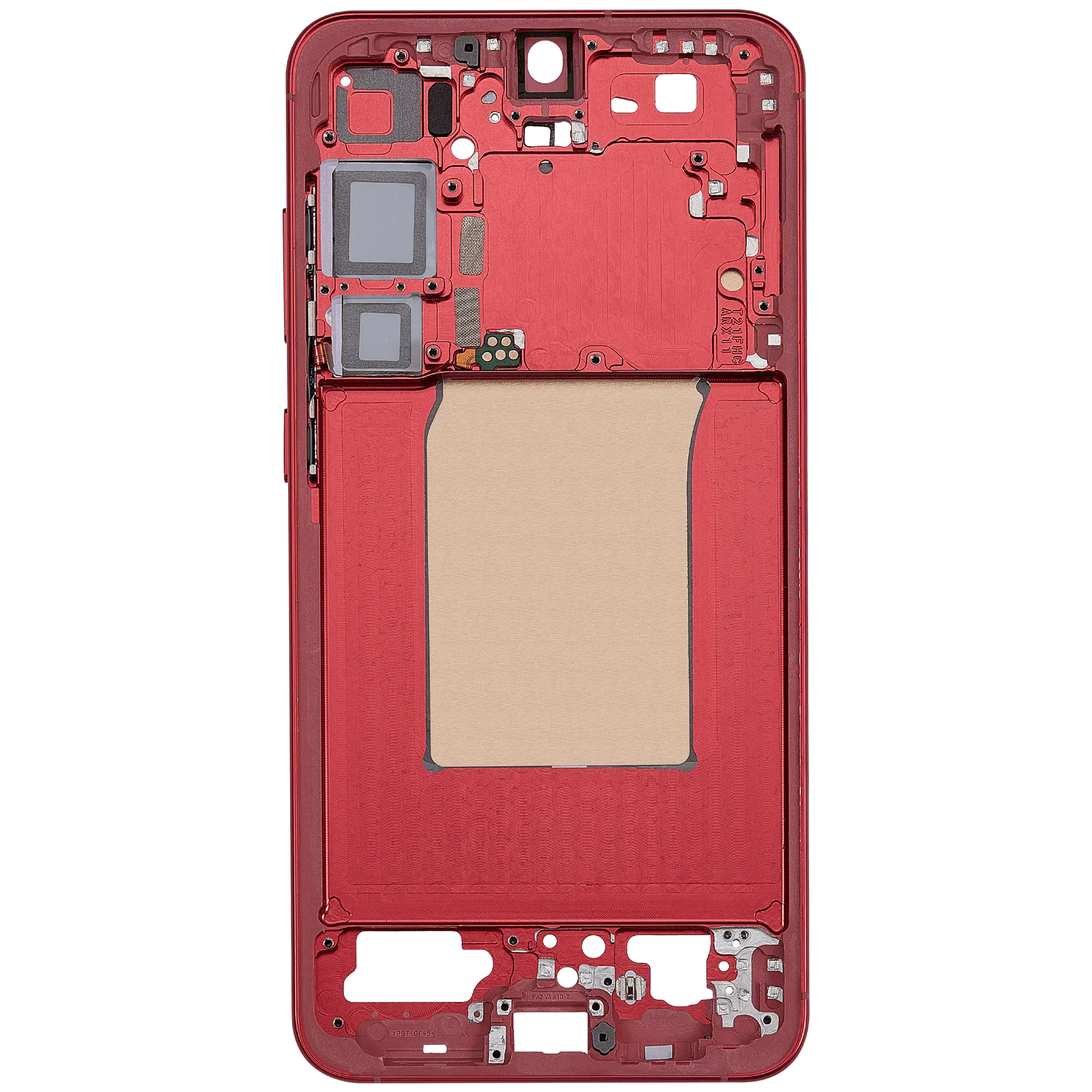 LCD Frame Middle Chassis for Samsung Galaxy S25 Plus 5G Coral Red EGFix