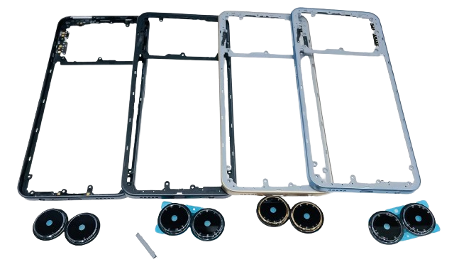 Middle Frame Chorme Bezel Ring For Vivo Y56/T2X