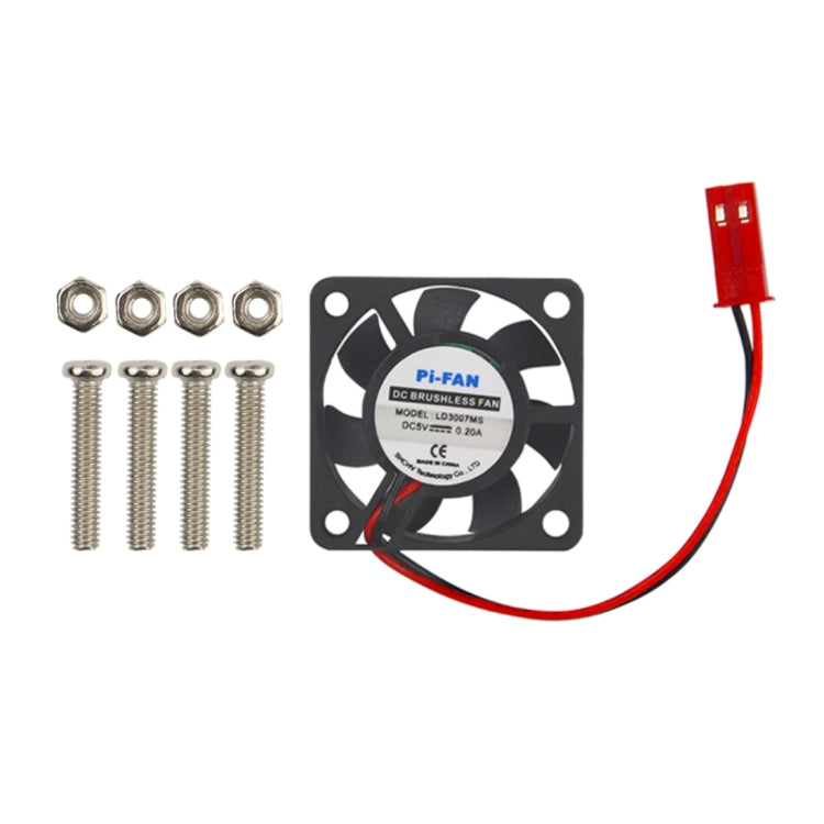 Mini Computer Case Cooler Cooling Fan With Screws Parts For Raspberry Pi 3B/2B/B+ - EGFix