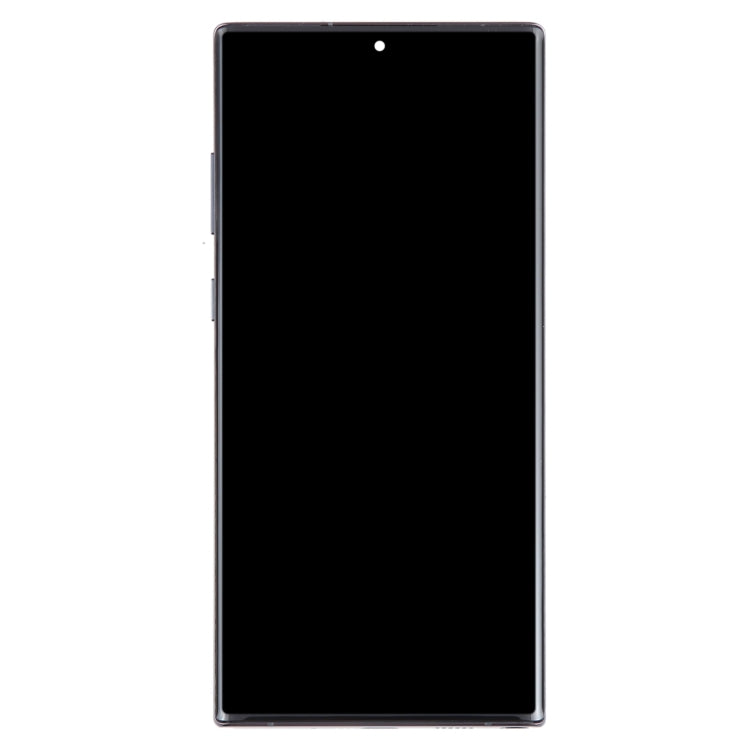 OLED Display Screen for Samsung Galaxy Note 10 Plus (Folder Combo) Fingerprint Work (With Frame Black)