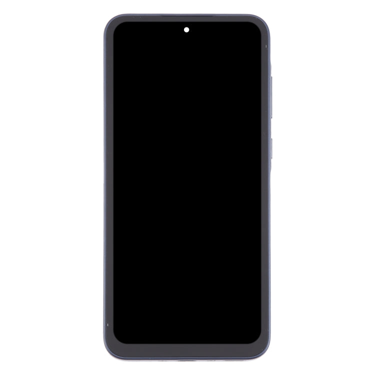 OLED Display Screen for Samsung Galaxy A35 5G Black or Grey with Frame Folder Combo Fingerprint Working