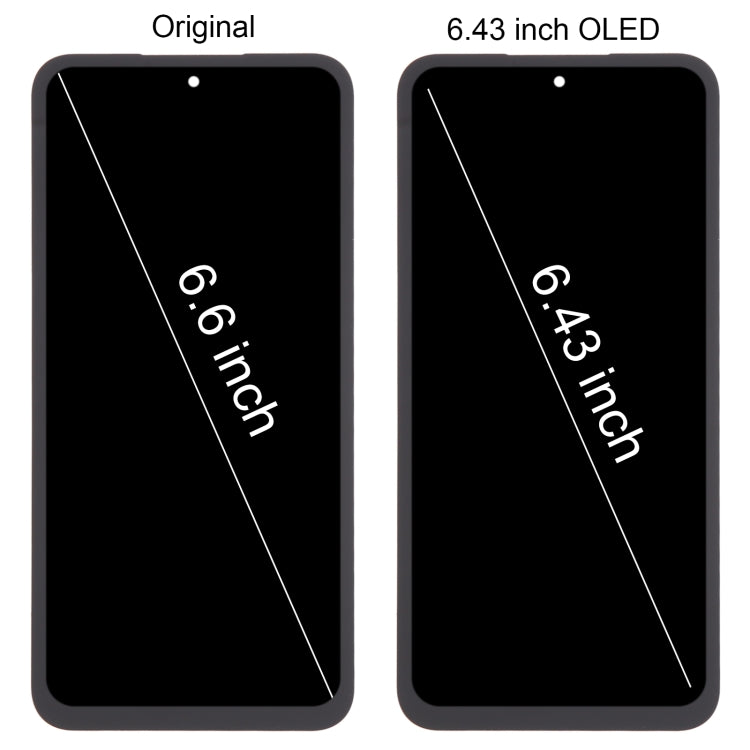 OLED Display Screen for Samsung Galaxy A55 5G Folder Combo