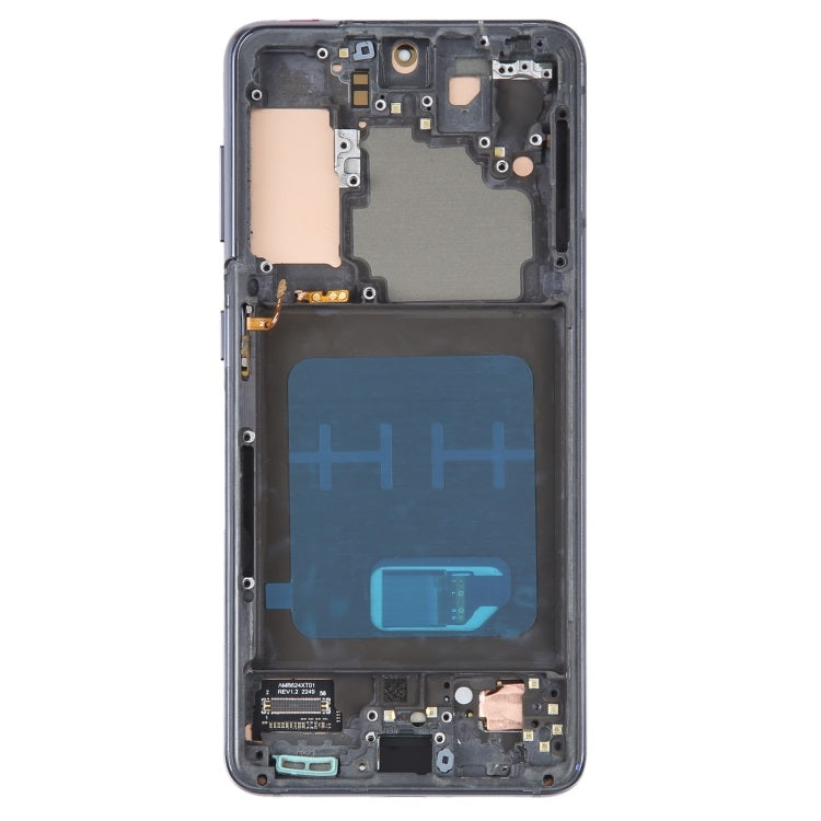 OLED Display Screen for Samsung Galaxy S21 5G (Folder Combo) with Frame Grey EGFix