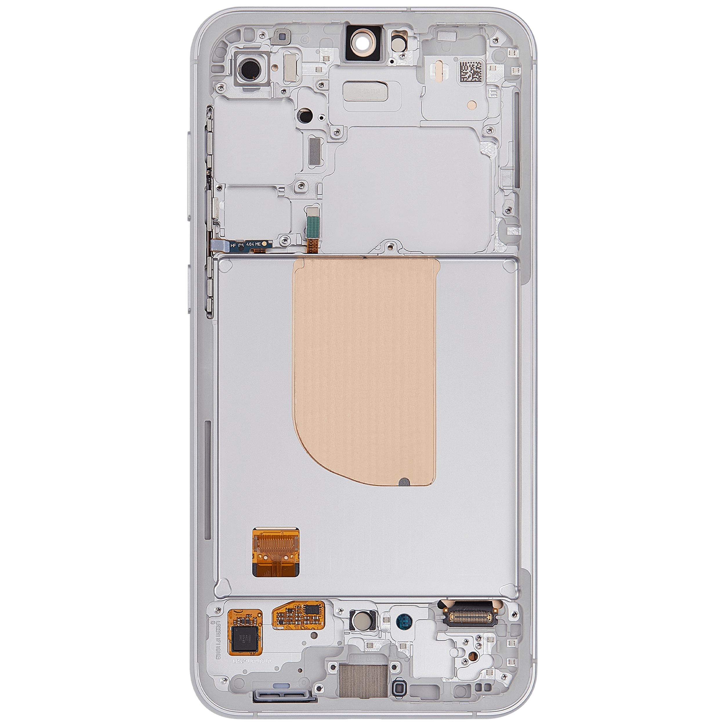 OLED Display Screen for Samsung Galaxy S23 FE 5G Grey with Frame Folder Combo Fingerprint Working EGFix