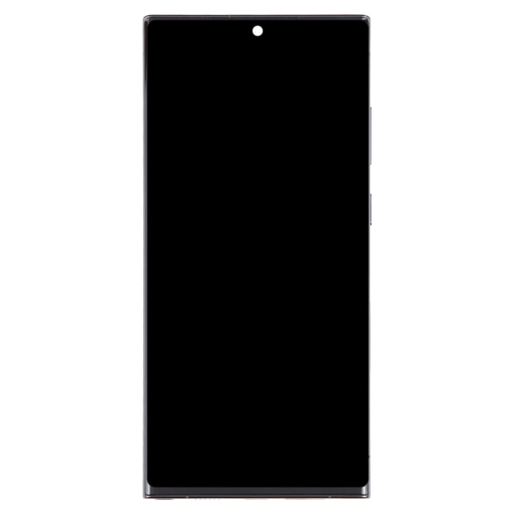 OLED Display Screen for Samsung Galaxy S23 Ultra Black with Frame Folder Combo Fingerprint Working EGFix