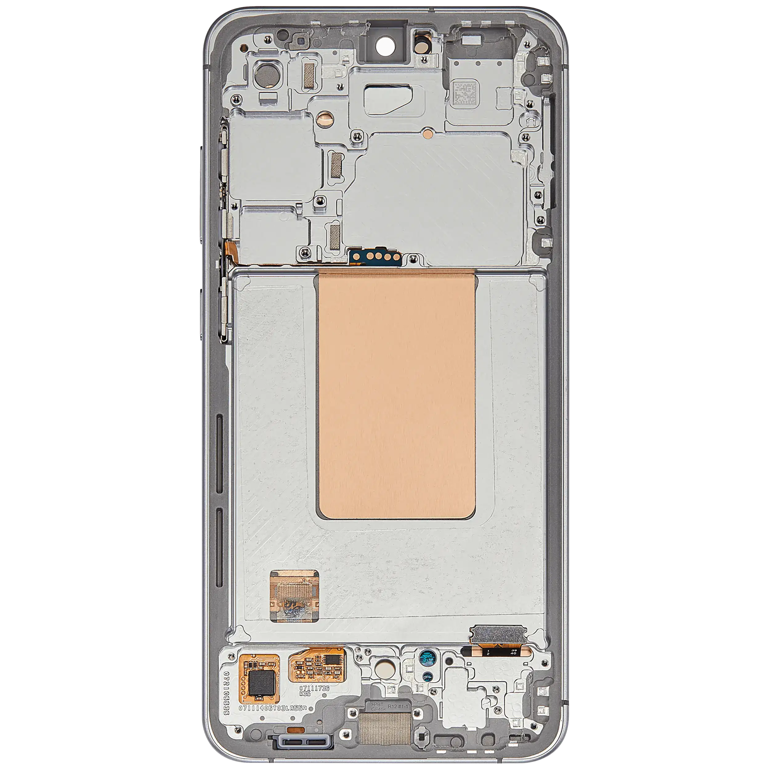 OLED Display Screen for Samsung Galaxy S24 FE 5G Gray with Frame Folder Combo Fingerprint Working EGFix