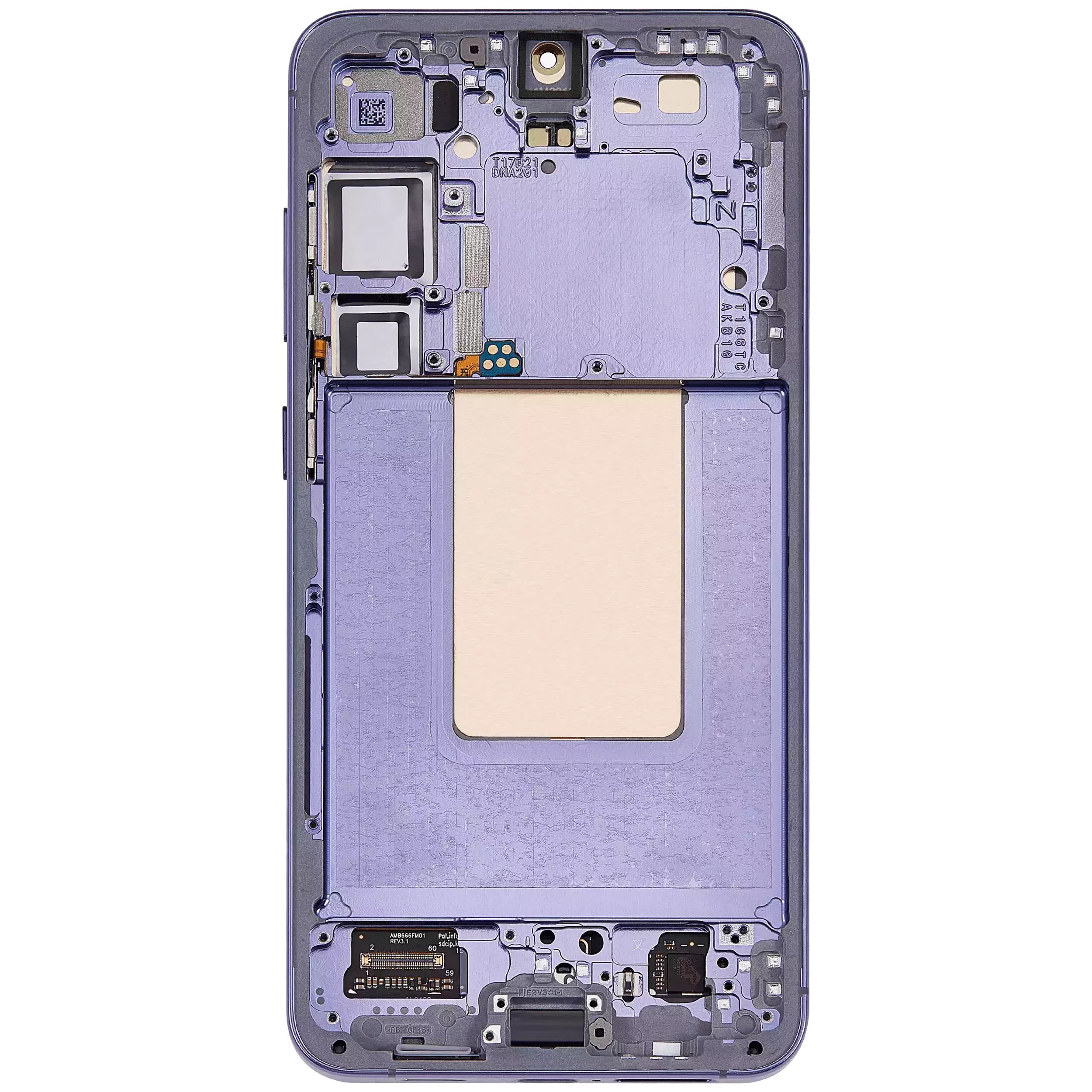 OLED Display Screen for Samsung Galaxy S24 Plus 5G Cobalt Violet with Frame Folder Combo Fingerprint Working EGFix