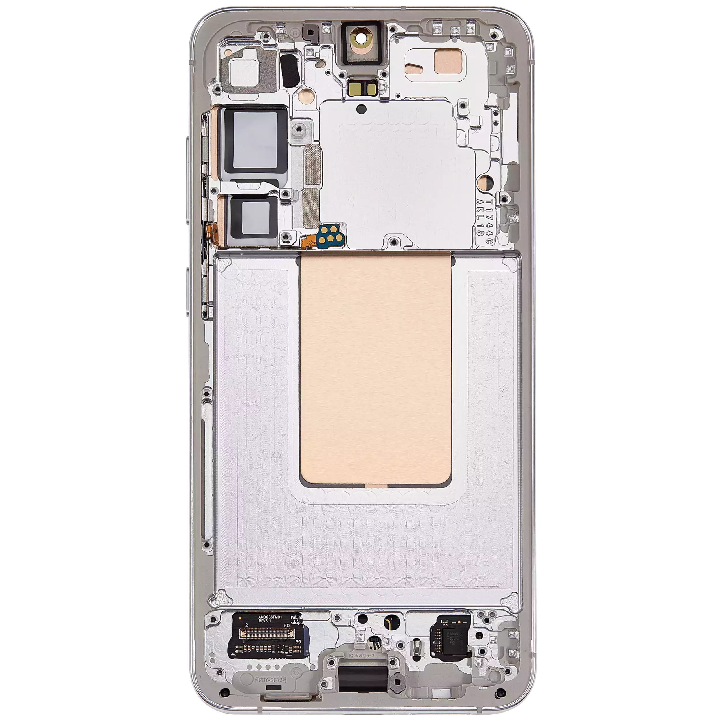 OLED Display Screen for Samsung Galaxy S24 Plus 5G Marble Grey with Frame Folder Combo Fingerprint Working EGFix