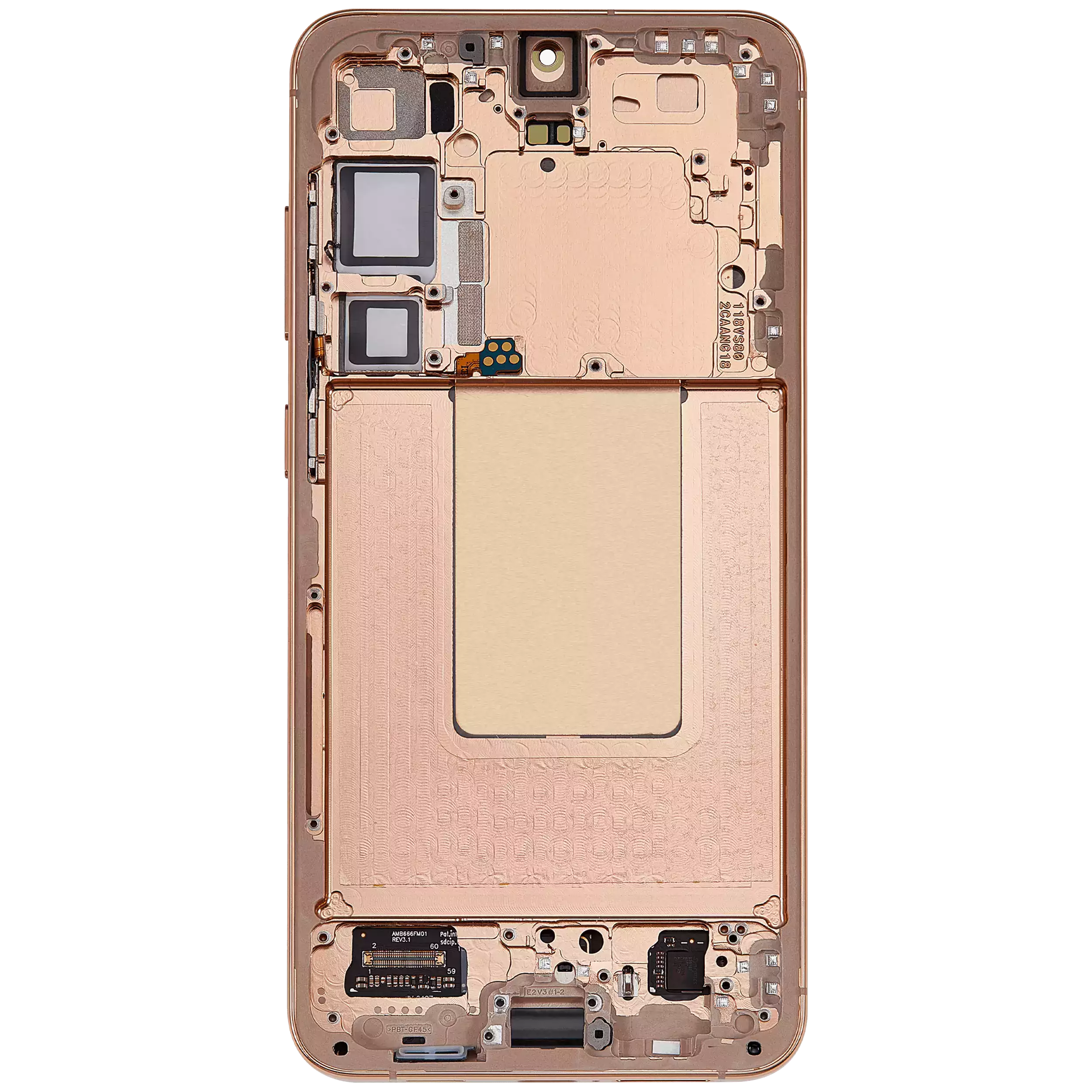 OLED Display Screen for Samsung Galaxy S24 Plus 5G Sandstone Orange with Frame Folder Combo Fingerprint Working EGFix
