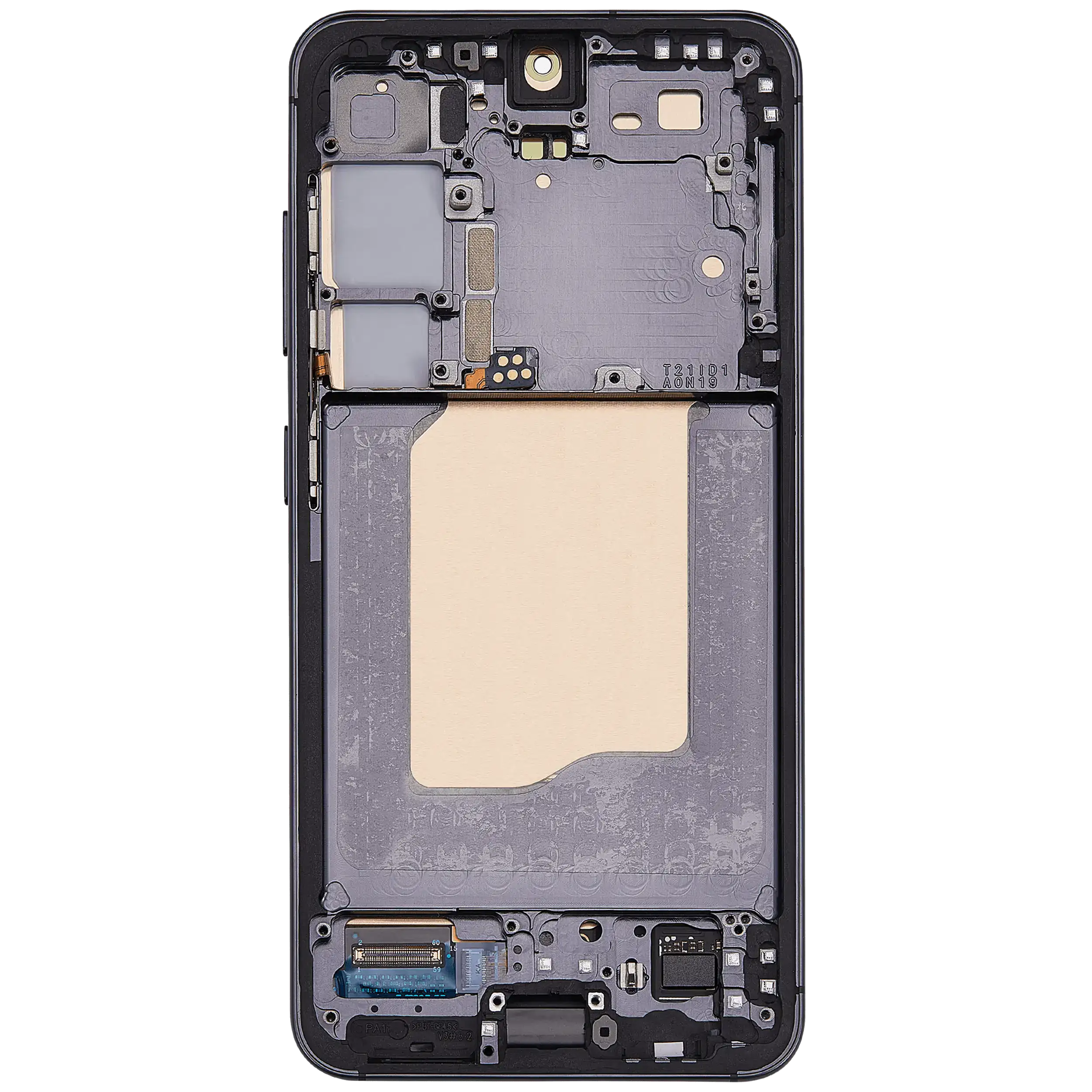 OLED Display Screen for Samsung Galaxy S25 5G Black with Frame Folder Combo Fingerprint Working EGFix