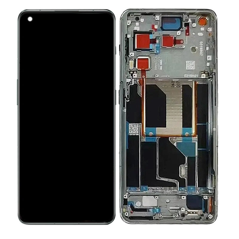 OLED Display Screen with Frame for Oneplus 11 Black (Folder Combo)