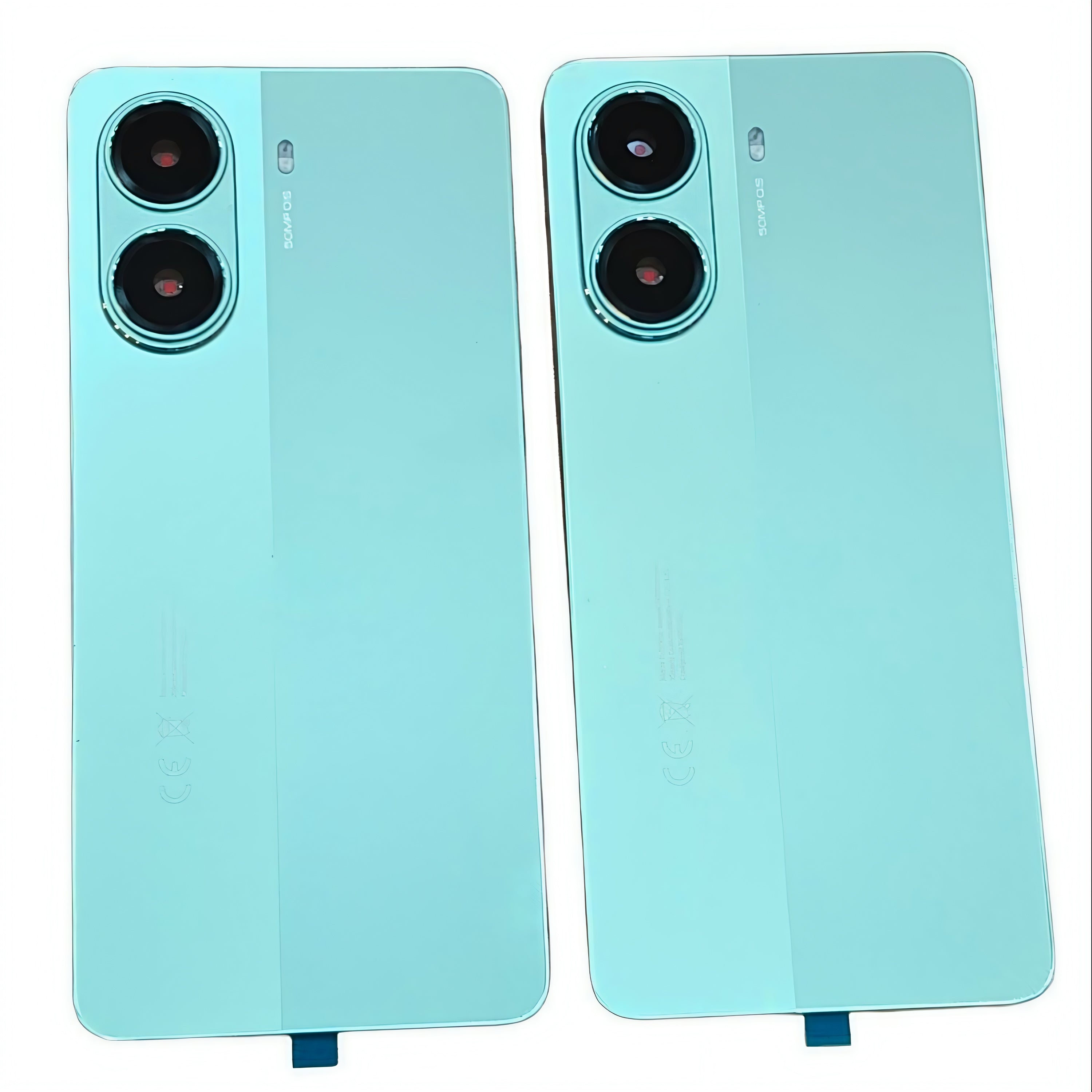 Back Glass Panel Cover For Xiaomi  Poco X7 Pro With Camera Lens Green
