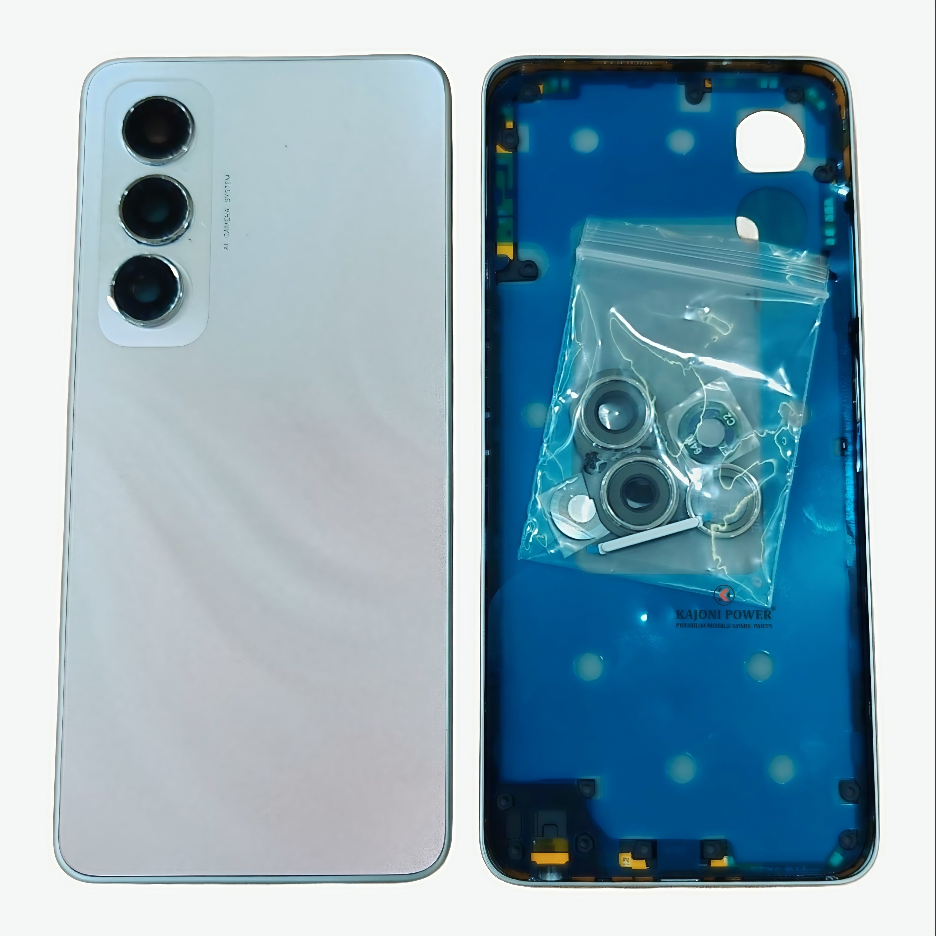 Complete Housing Body Back Panel with Chrome Bezel Ring for Oppo K13x