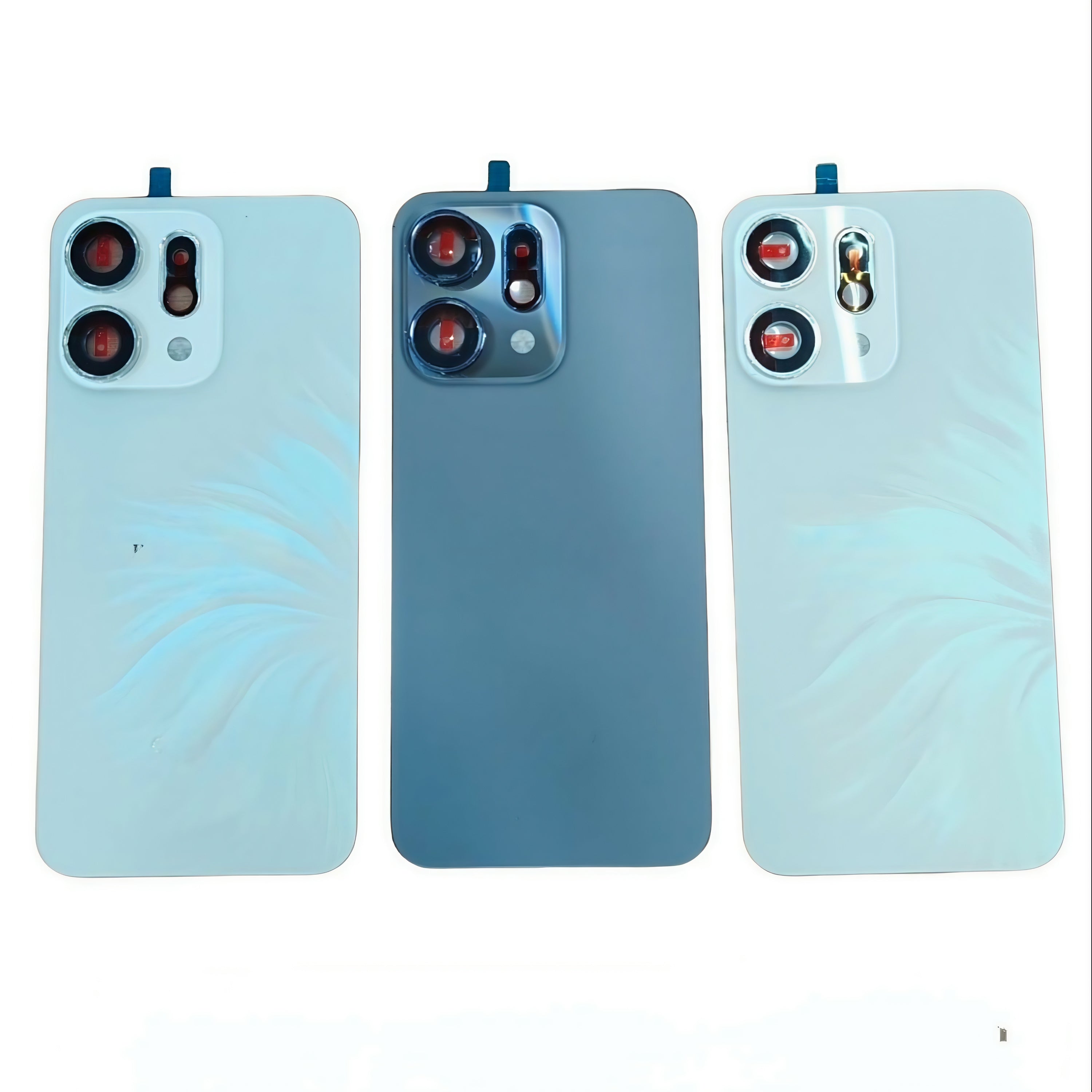 Back Glass Panel for Oppo Reno 14 5G Black  with Camera Lens
