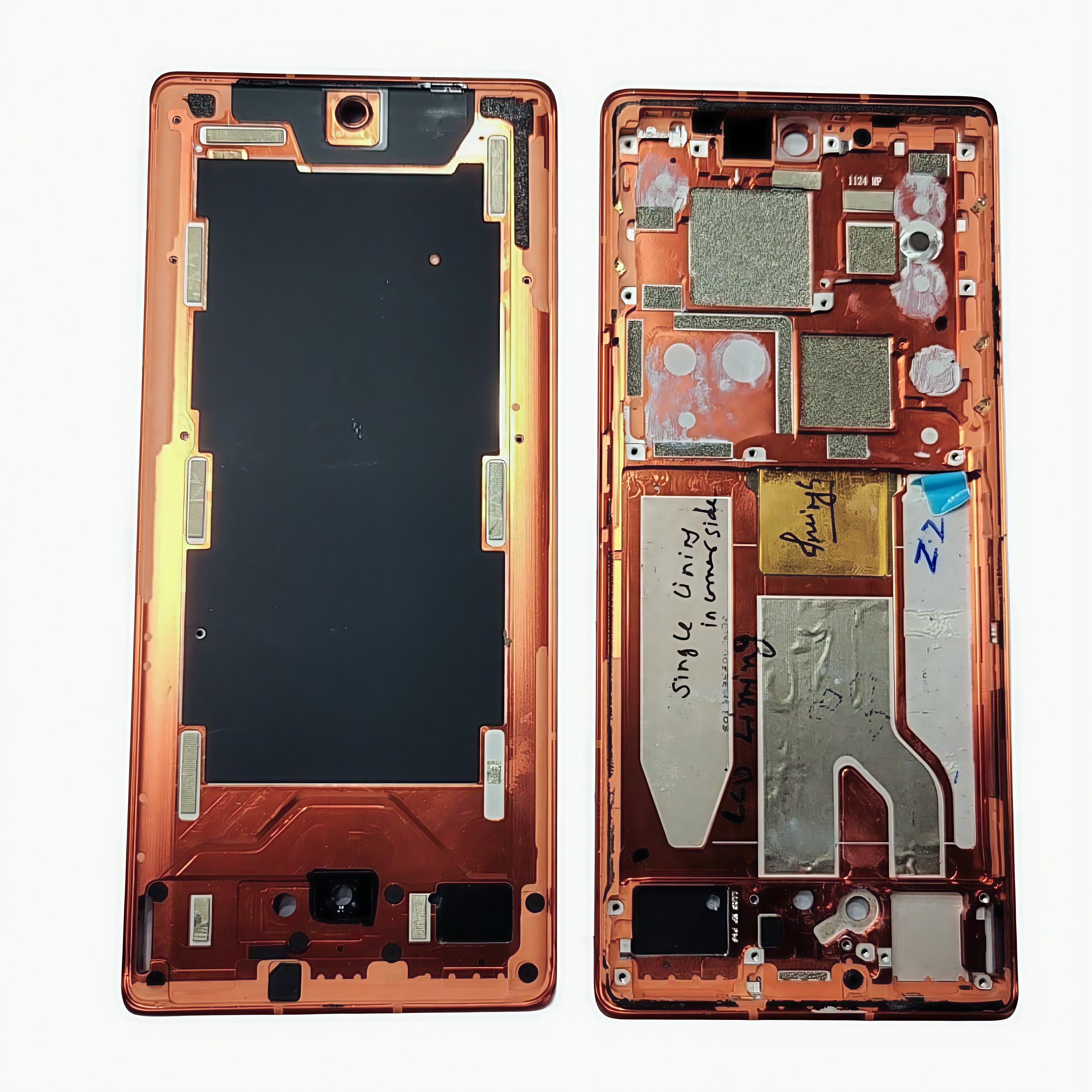 LCD Frame Middle Panel Chassis for Tecno Phantom X2 Orange