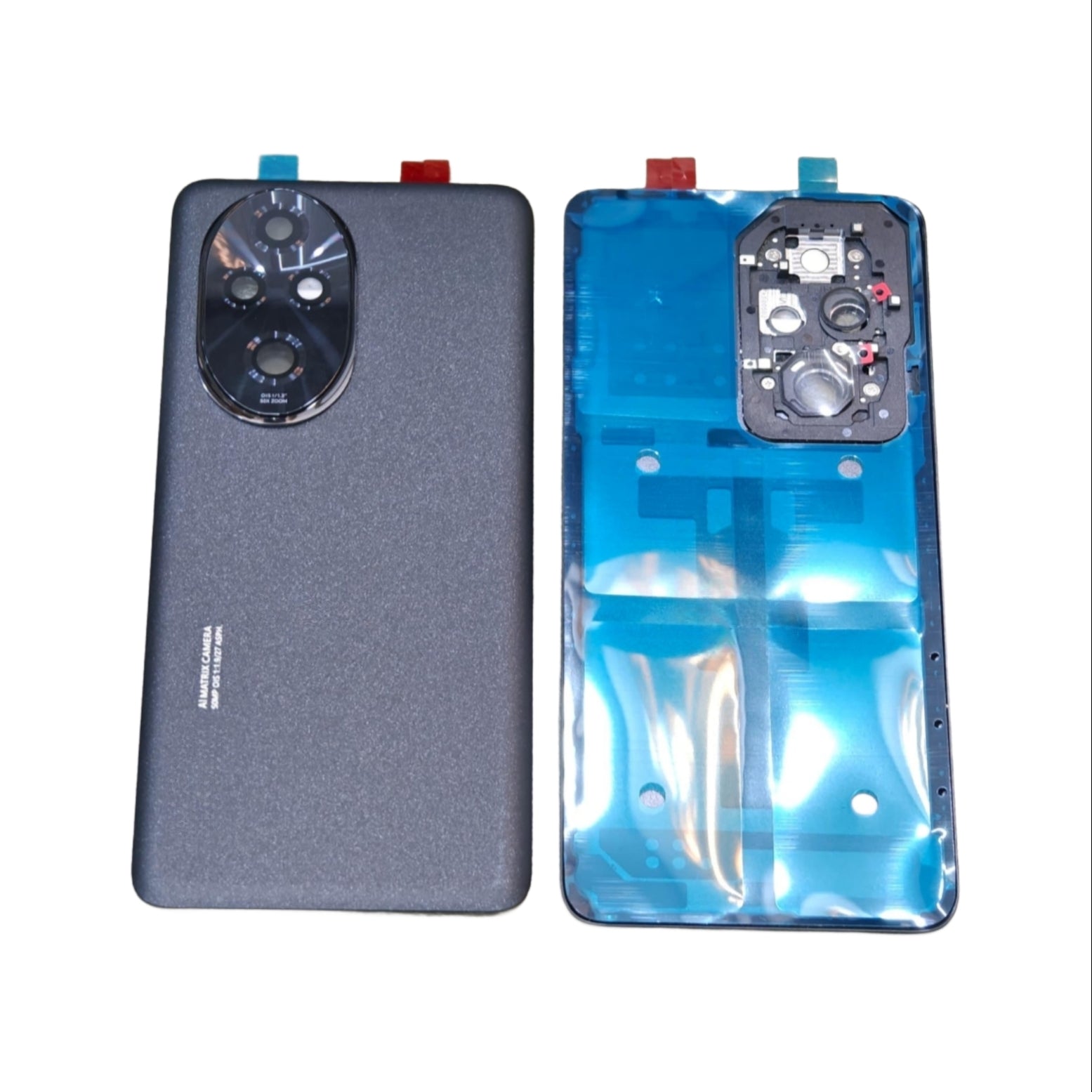 Back Glass Panel for Honor 200 Pro Black with Camera Lens