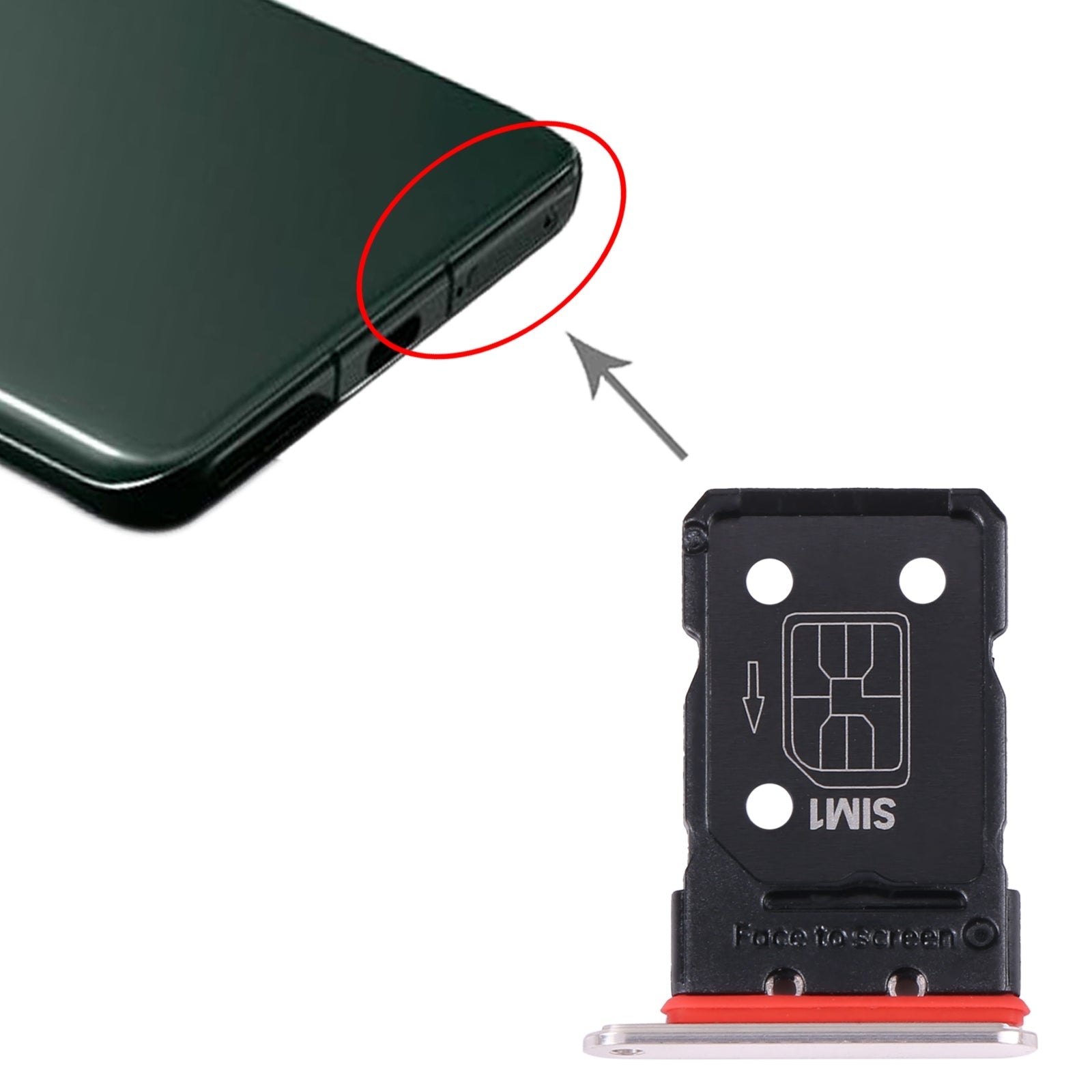 Sim Card Holder Tray for Oneplus 11 Gold - EGFix