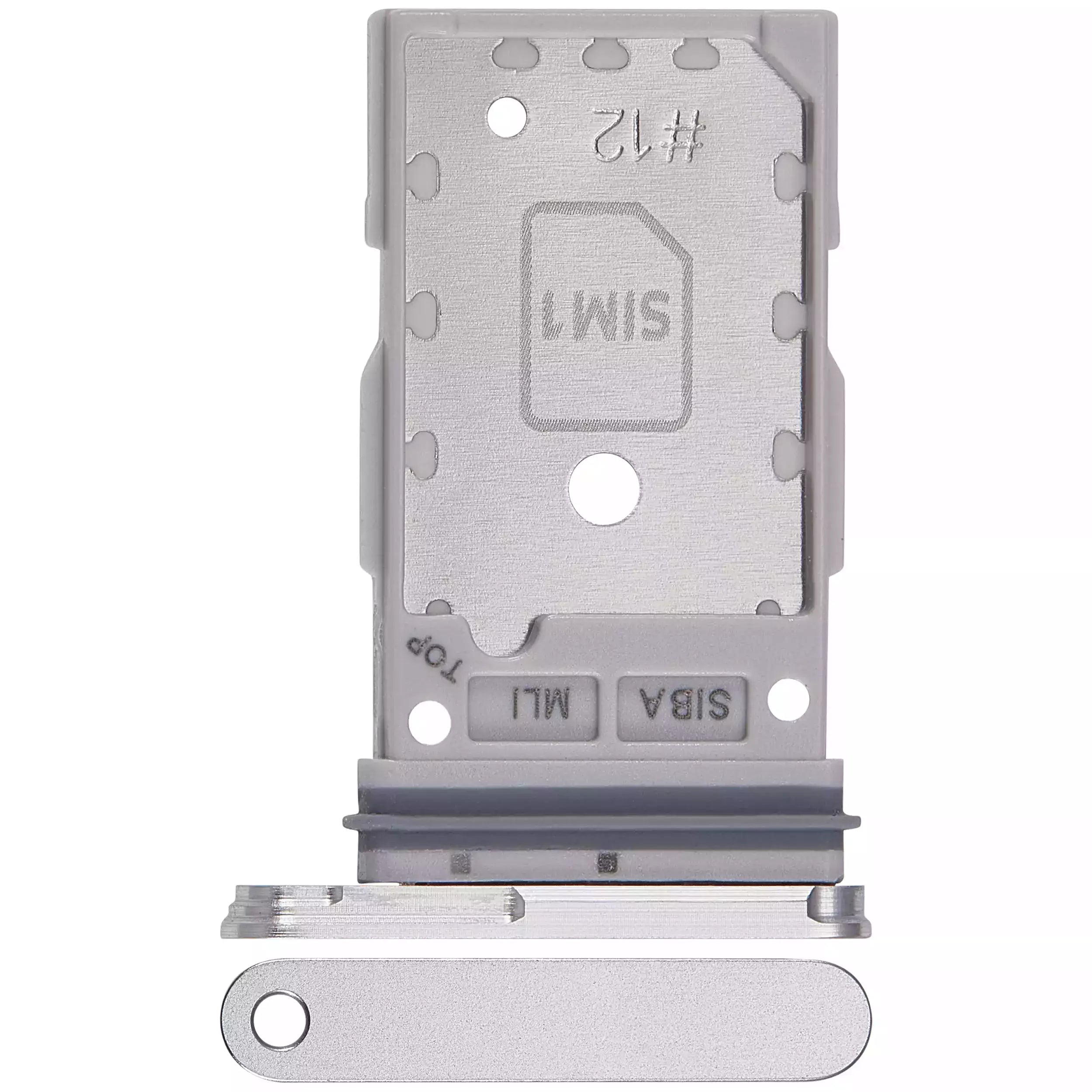 Sim Card Holder Tray for Samsung Galaxy S24 5G Marble Grey EGFix