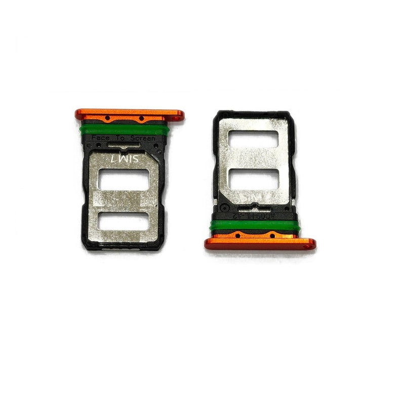 Sim Card Holder Tray for Tecno Phantom X2 Pro Orange - EGFix