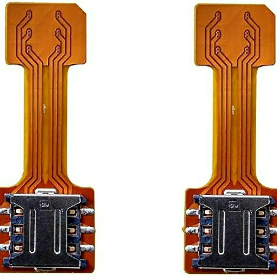 Hybrid Sim Slot Adapter Run 2 SIM and Micro SD Card, All at A Time