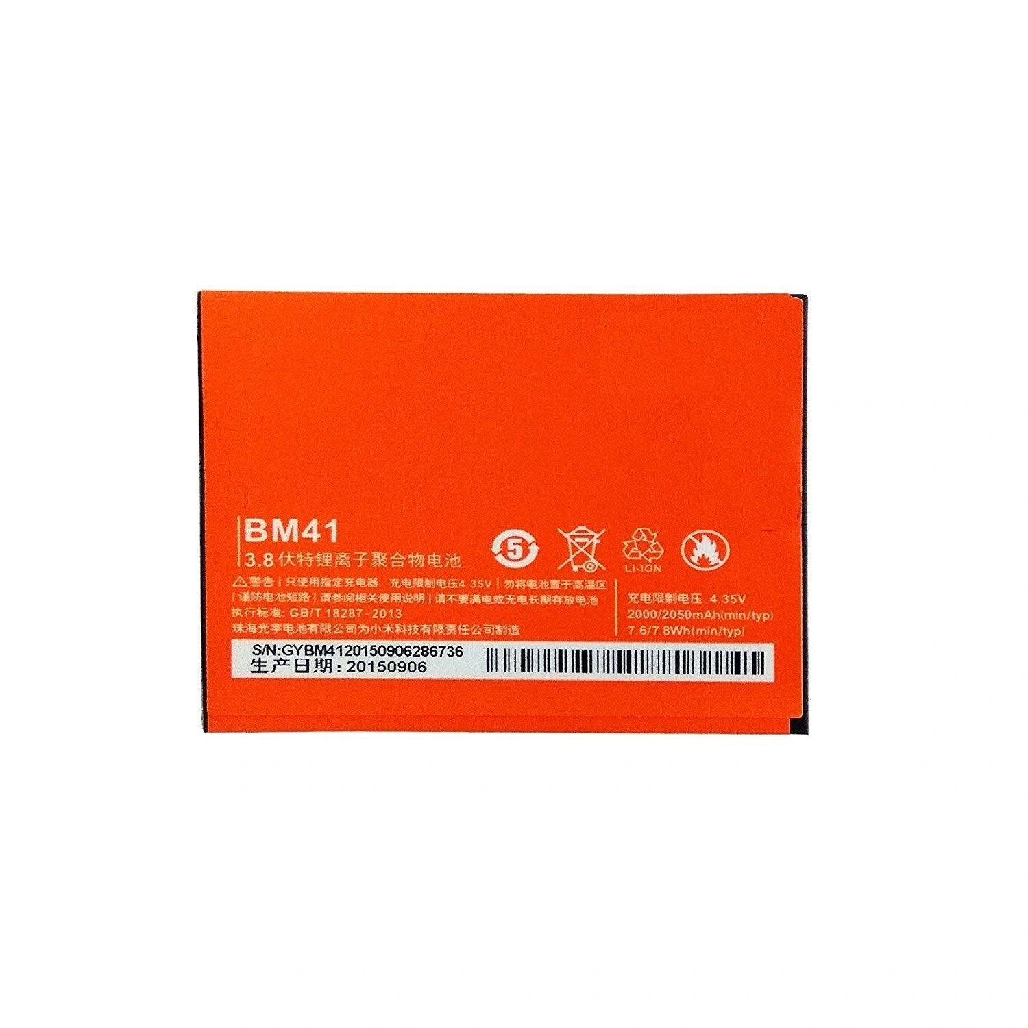2050 mAh BM41 Battery for Xiaomi Redmi 1S