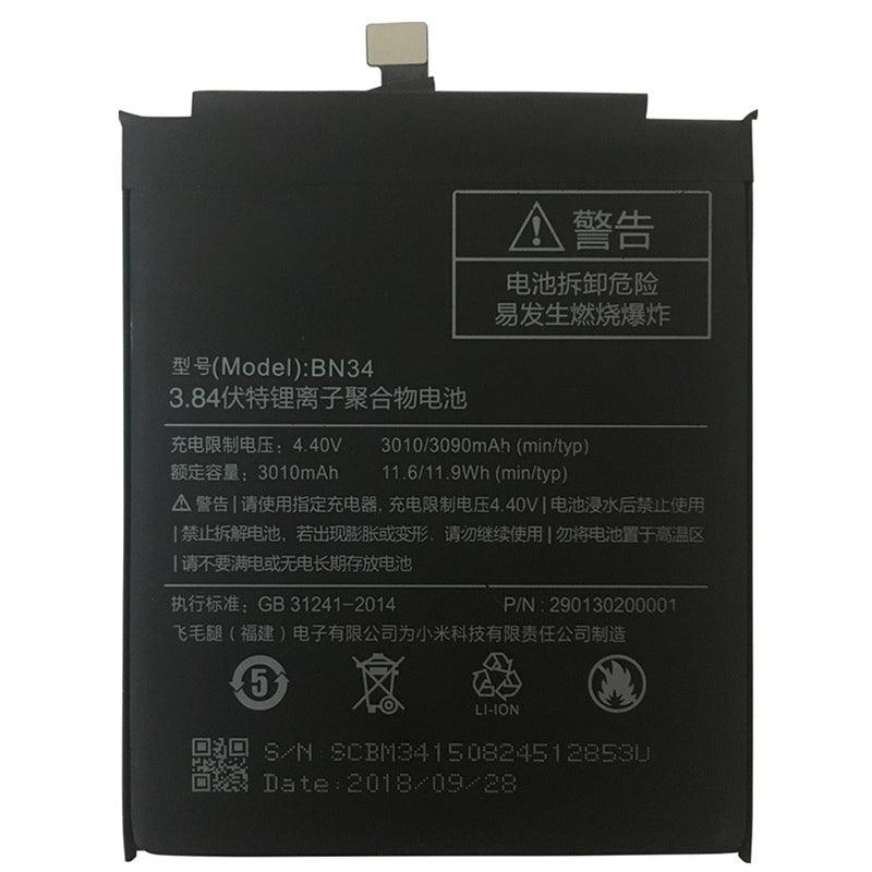 2910 mAh BN34 Battery for Xiaomi Redmi 5A