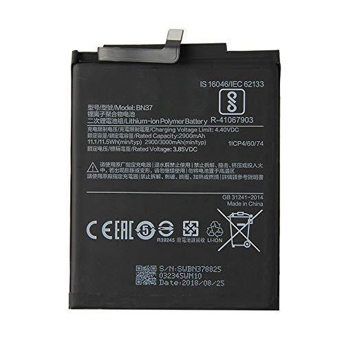 3000 mAh BN37 Battery for Xiaomi Redmi 6