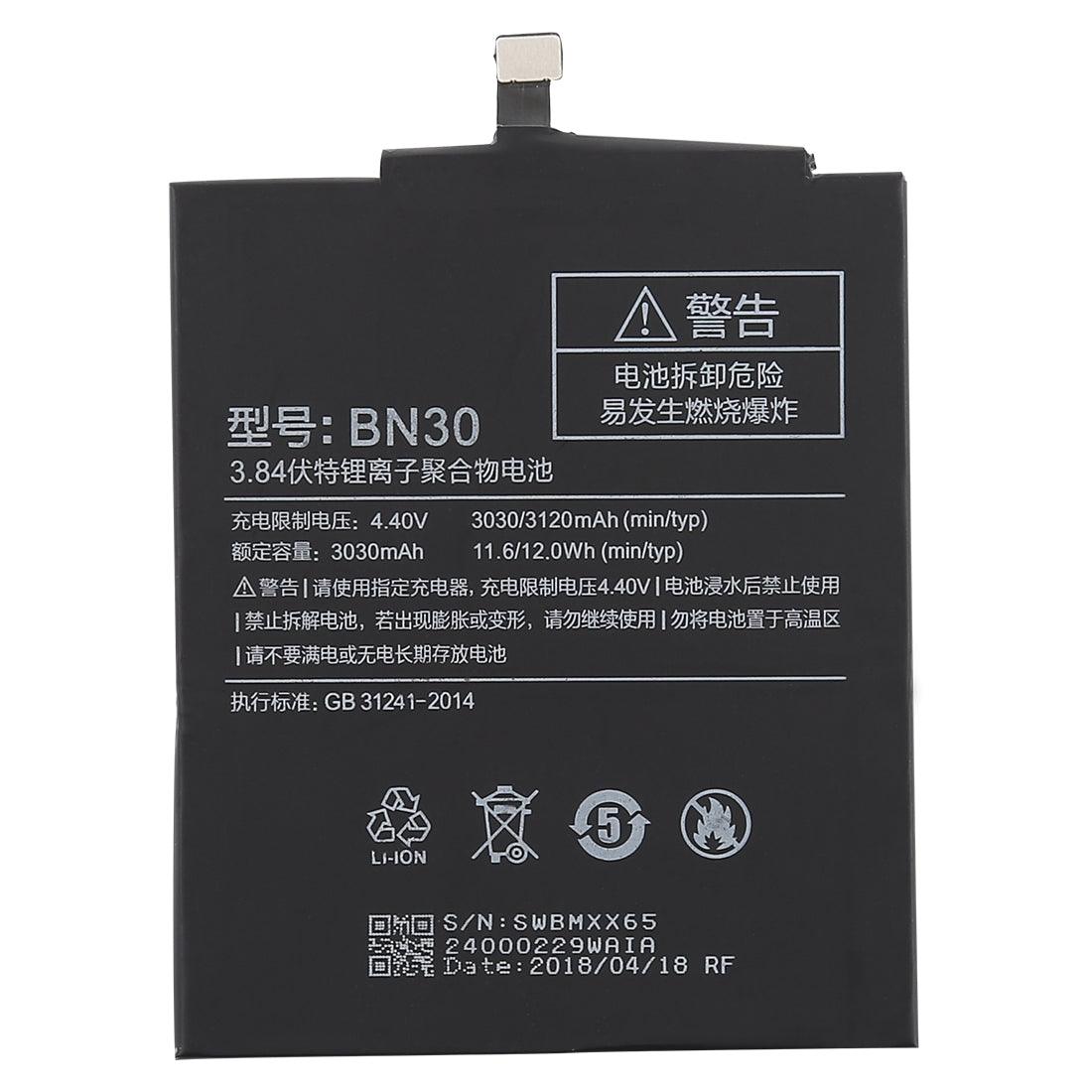3030 mAh BN30 Battery for Xiaomi Redmi 4A