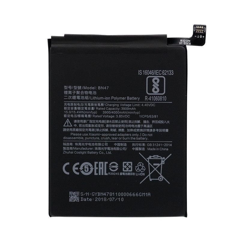 4000 mAh BN47 Battery for Xiaomi Redmi 6 Pro