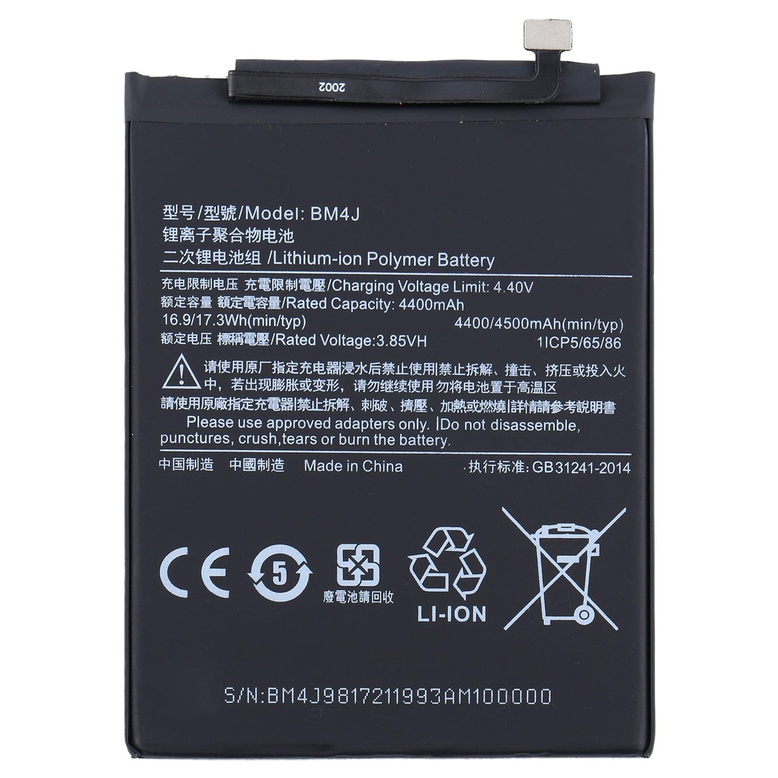 4500 mAh BM4J Battery for Xiaomi Redmi Note 8 Pro