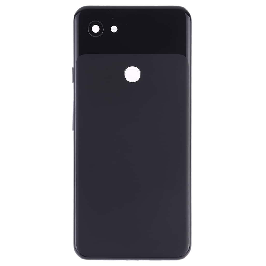 Back Glass Panel for Google Pixel 3A XL Black with Camera Lens