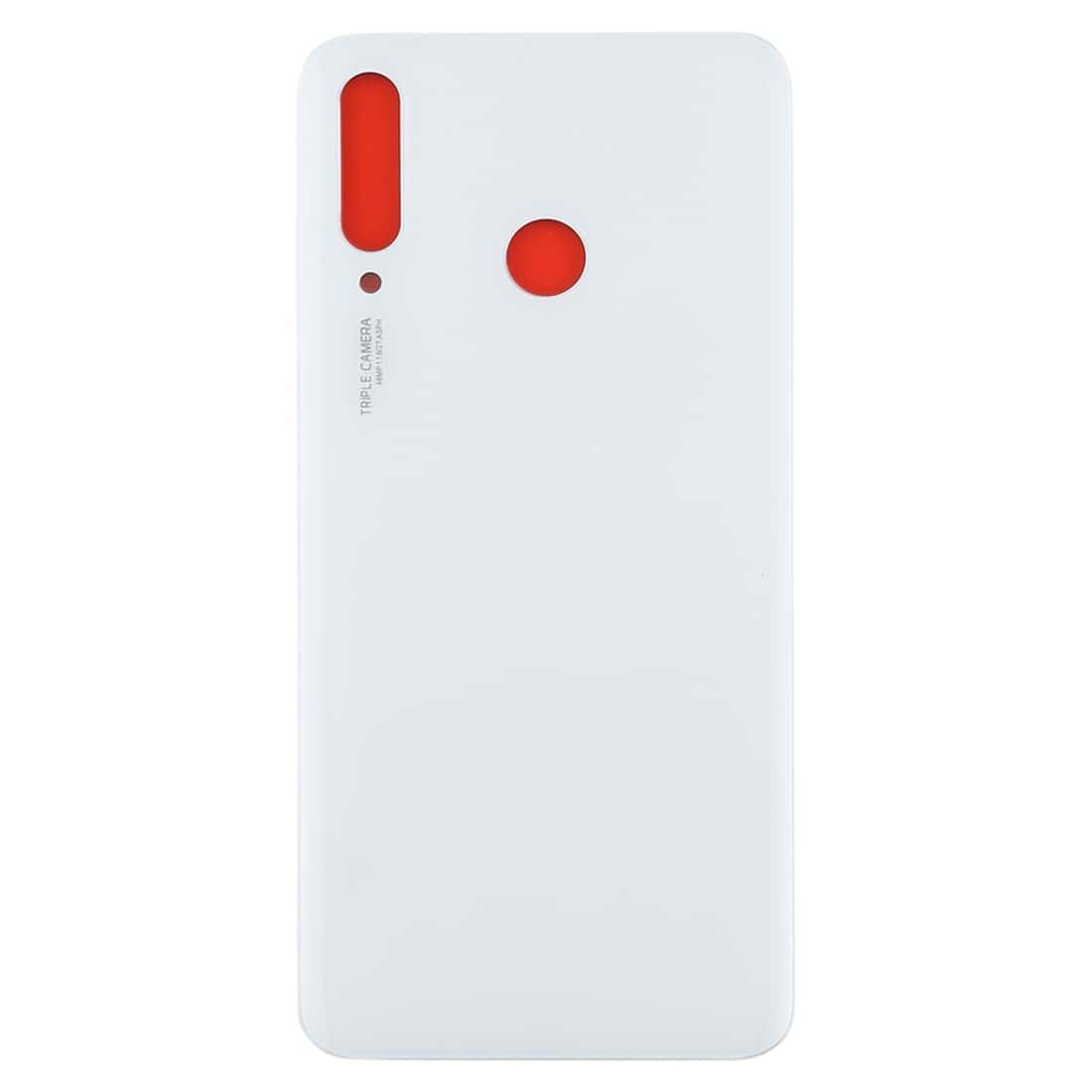 Back Glass Panel for Huawei P30 Lite White with Camera Lens