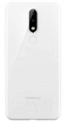 Back Glass Panel for Nokia 5.1 Plus or Nokia 5.1+ White with Camera Lens Module and Self Adhesive Tape