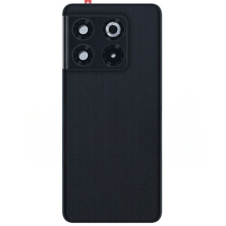 Back Glass Panel for Oneplus 10T Black with Camera Lens